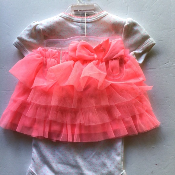 CARTERS EASTER BUNNY BODYSUIT AND TUTU 6 MONTHS NWT - Picture 2 of 8